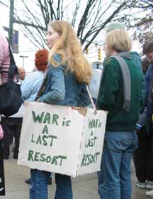 War is a last resort.