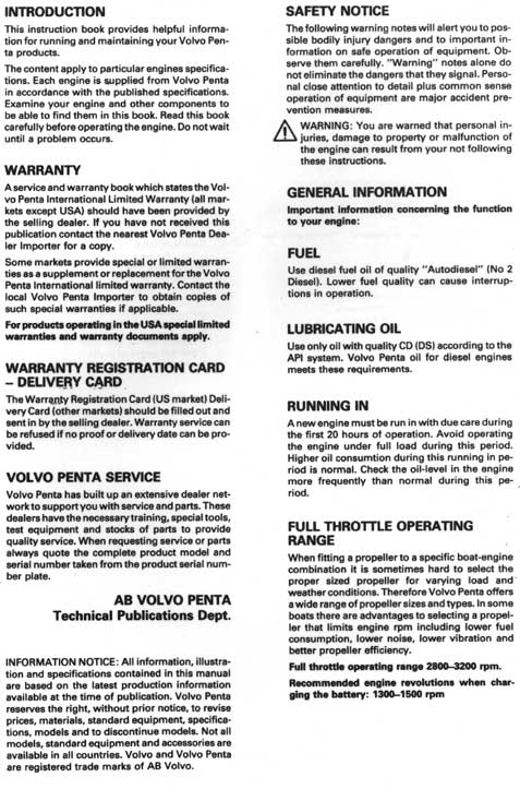 Volvo 2000 Manual Page 2