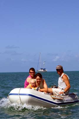 Friends in a Dinghy