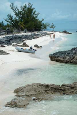 Beach at Manjack Cay