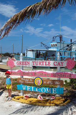 Green Turtle Cay Sign