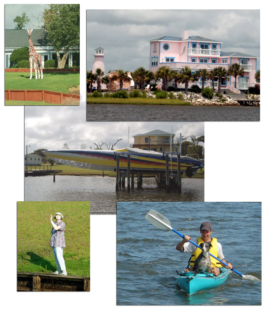 Collage of ICW Sights