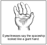 Artists Rendering of the UFO